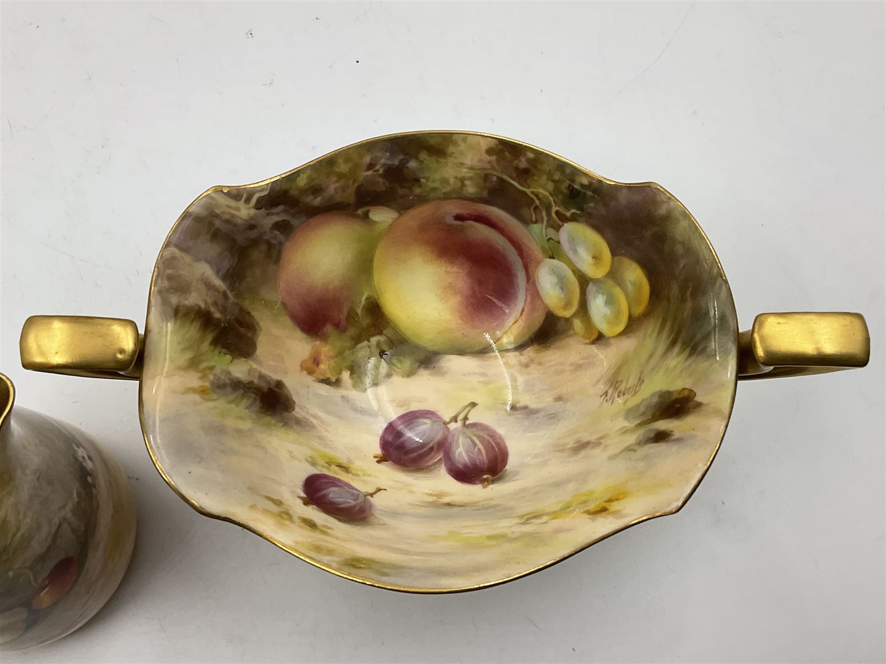 Early 20th century Royal Worcester coffee service for six place