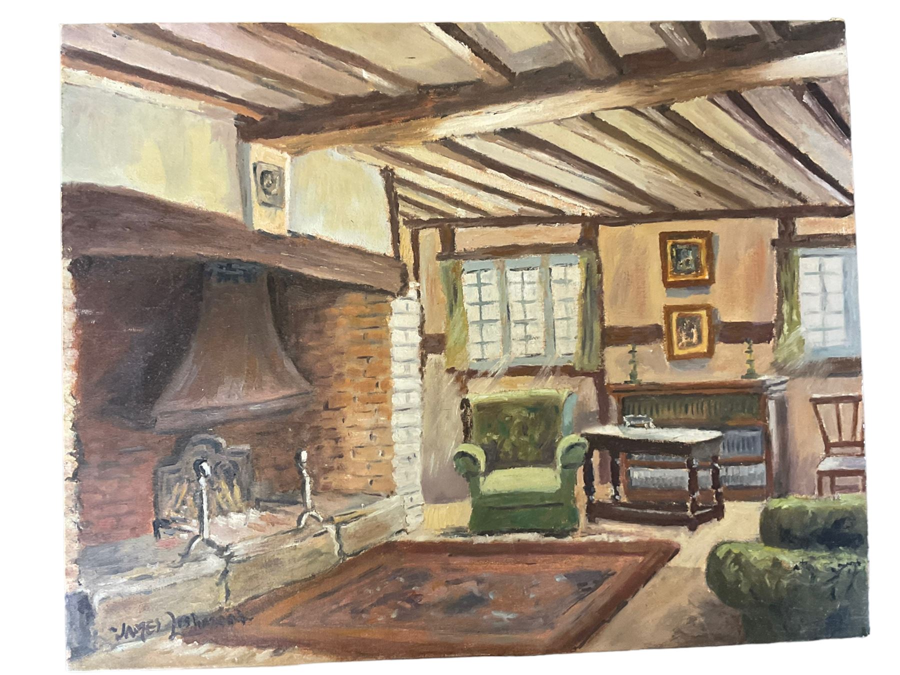 Collection of James Lishman (British 1931-2024) watercolours and oils to include views of Rievaulx Abbey etc mostly unframed in one box (approx. 20)