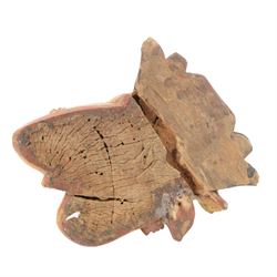 Late 19th century two Burmese Mandalay lacquered and gilt wood figures of monks, the robes edged with colored glass inlay and leafy scroll bands in raised lacquer, H25cm