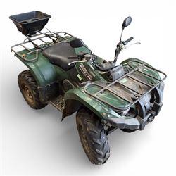 Yamaha Ultramatic Grizzly 450 Quadbike with rear mounted spreader (2012, 342 hours, 587 miles)