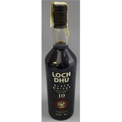  Loch Dhu 'The Black Whisky' aged 10 years, 70cl 40%vol, 1btl  
