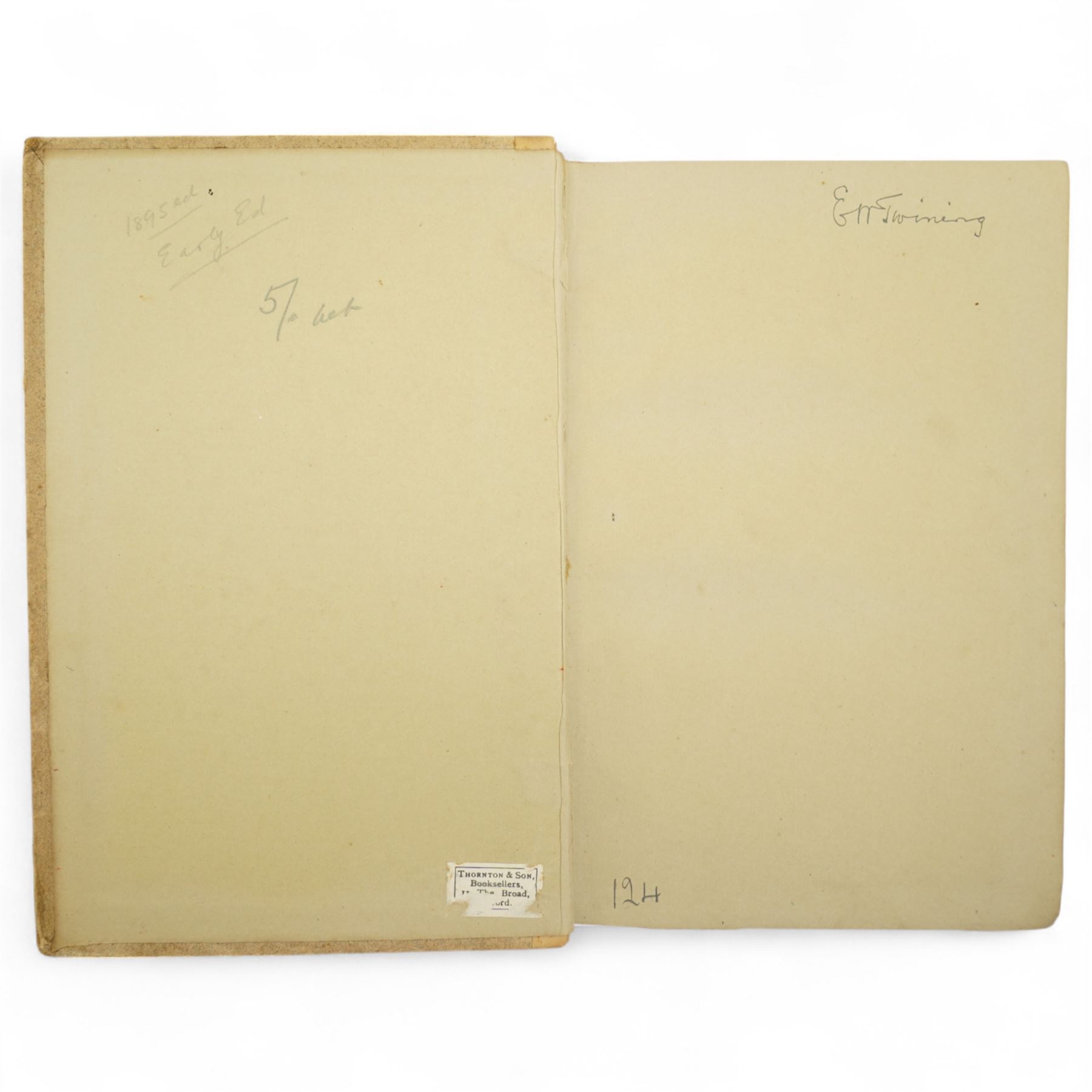 Wilde, Oscar - 'The Picture of Dorian Grey', early edition c. 1895, pub. Ward Lock & Bowden, with misprint 'nd' for 'and' on line 23, page 208, catalogue at end, the cover with card and gilt overlay daisy design by Charles Rickett