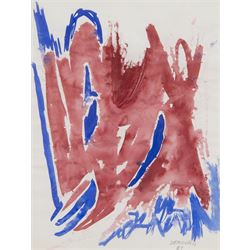 Narciso Debourg (Venezuelan 1925-2022): Untitled Abstract, watercolour signed and dated '5...