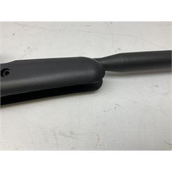 Stoegar .177 air rifle with break barrel action, 3 x 9 telescopic sight and fully integrated sound moderated barrel, no visible serial number, L109cm; in Stoeger lined gun sling