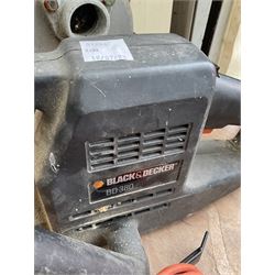 Set of four electric reciprocating saws with maintenance kit, DeWalt DW390, Black and Decker BD380 and Nutool - THIS LOT IS TO BE COLLECTED BY APPOINTMENT FROM DUGGLEBY STORAGE, GREAT HILL, EASTFIELD, SCARBOROUGH, YO11 3TX