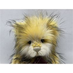 Charlie Bears - limited edition Plumo Collection 'Anke' CB191959A, limited to 3000; 'Cheese Whizz' CB202040C; and 'Cotton Candy' CB202040A; all with labels (3)