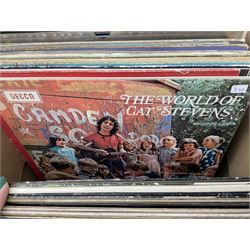 Quantity of vinyl LPs to include Elton John, Janet Jackson, Buddy Holly, Elvis, Cliff Richard, Earth Wind & Fire, together with other records