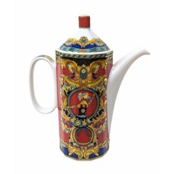 Rosenthal Versace Le Roi Soleil pattern miniature coffee pot  