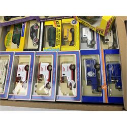 Large collection of Lledo/ Days Gone and other die-cast models including eighteen Stanley Gibbons Model vans, Picture Pride Displays, Promotor Vans and other, all boxed (45)