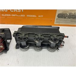 ‘00’ gauge - two kit built steam locomotives comprising unnamed LMS/HR Drummond Class C/BEN 4-4-0 no.54398 finished in BR black; Class Q6 0-8-0 no.63344 finished in BR black; both with Nu-Cast boxes (2) 