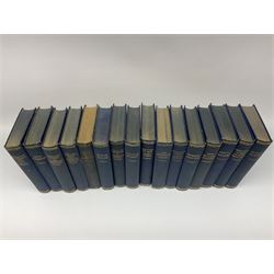 The Works of Charles Dickens. Sixteen volumes. Uniformly bound in blue cloth/gilt; and three other books by Dickens (19)