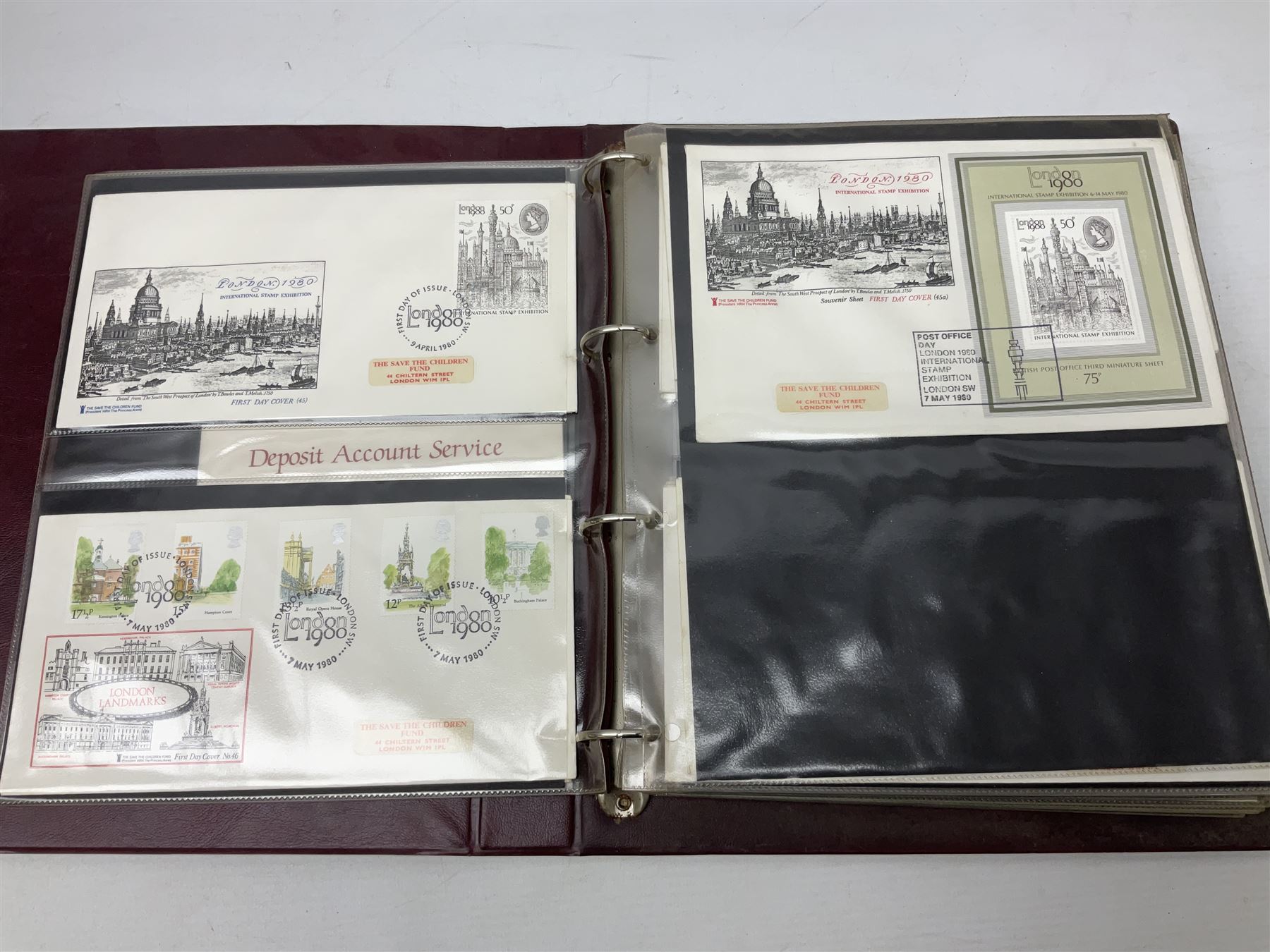 Royal Mail first day covers, mostly with special postmarks, housed in three ring binder folders