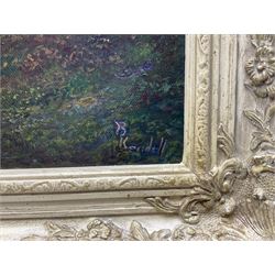 Bruce Kendall (British Contemporary): 'Suffolk Landscape', oil on canvas signed, titled verso 50cm x 60cm