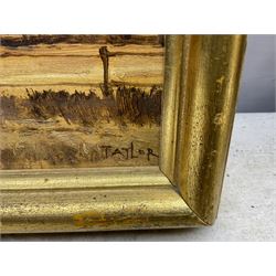 James Taylor (British 1925-2000): 'Kentish Landscape', pair oils on panel signed 24cm x 39cm (2)
Provenance: with The Lefevre Gallery, Bruton St., London, labels verso