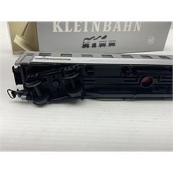 Kleinbahn HO gauge - thirteen passenger coaches - five 398 2.Klasse Eurofima Reisezugwagen; four OBB 387/1 D-Zugwagen; two 385 Schlafwagen; and two 370 Personenwagen 2 achsig; all boxed (13)
