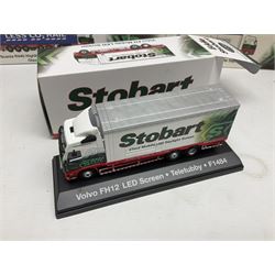 Atlas Eddie Stobart - twenty 1:76 scale die-cast Special Edition Models including, Scania R440 Highline Skeletal Trailer & Container, all boxed (20)