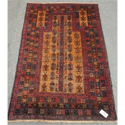  Old Baluchi prayer rug, 144cm x 96cm  