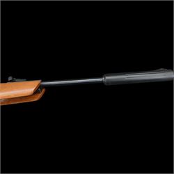 Hatsan Edgar Brothers Breaker 900X .177 air rifle with chequered semi-pistol grip and sound moderator, L113cm 