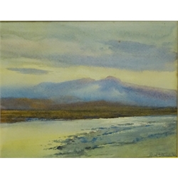  Scottish Landscape, watercolour signed and dated '01 by Albert George Strange (British c.1855-1917) 19cm x 26cm   