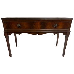 1970s mahogany radiogram with ‘Garrard’ SP25 MK IV turntable and integrated speakers