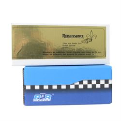 Seven 1:43 scale model car kits, including four BBR Models kits; Maserati MC12 GT Fia Monza 2005, Ferrari 333SP 1000 KM Monza 2000, Maserati Trofeo 2005 and BMW V12 LMR LMP 24H Le Mans 1999, three Renaissance kits; McLaren F1 GTR, Ferrari 365 P2 and Bentley EXP Speed 8, all boxed