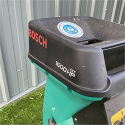 Bosch AXT 1600 HP garden shredder and FPRS1500 electric garden raker  - THIS LOT IS TO BE COLLECTED BY APPOINTMENT FROM DUGGLEBY STORAGE, GREAT HILL, EASTFIELD, SCARBOROUGH, YO11 3TX