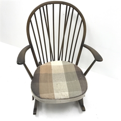  Ercol Grandfather rocking chair, W74cm  