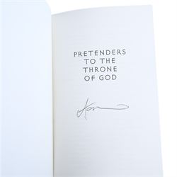 Five Adrian Tchaikovsky signed first edition novels, to include 'Children of Time' trilogy, 'Pretenders to the Throne of God' and 'Terrible Worlds - Destinations'
