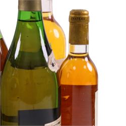 Mixed wine; including Chateau Lafaurie Peyraguey 1982 Sauternes, Moulin Touchais Anjou, etc, various contents and proof