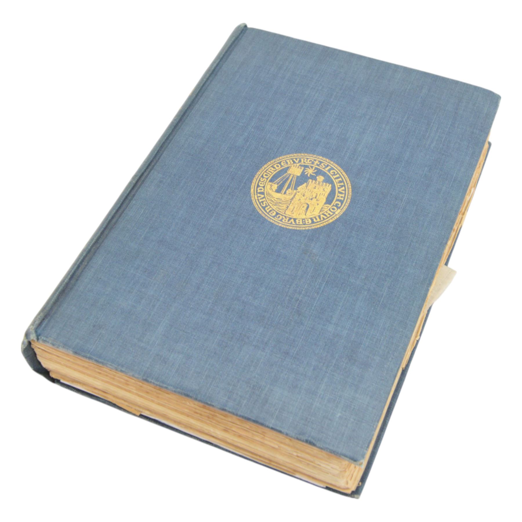 Rowntree, Arthur; 'The History of Scarborough', pub  London & Toronto J.M Dent & Sons Ltd, 1931 signed edition no. 536, in blue cloth with gilt vignette and lettering to spine
