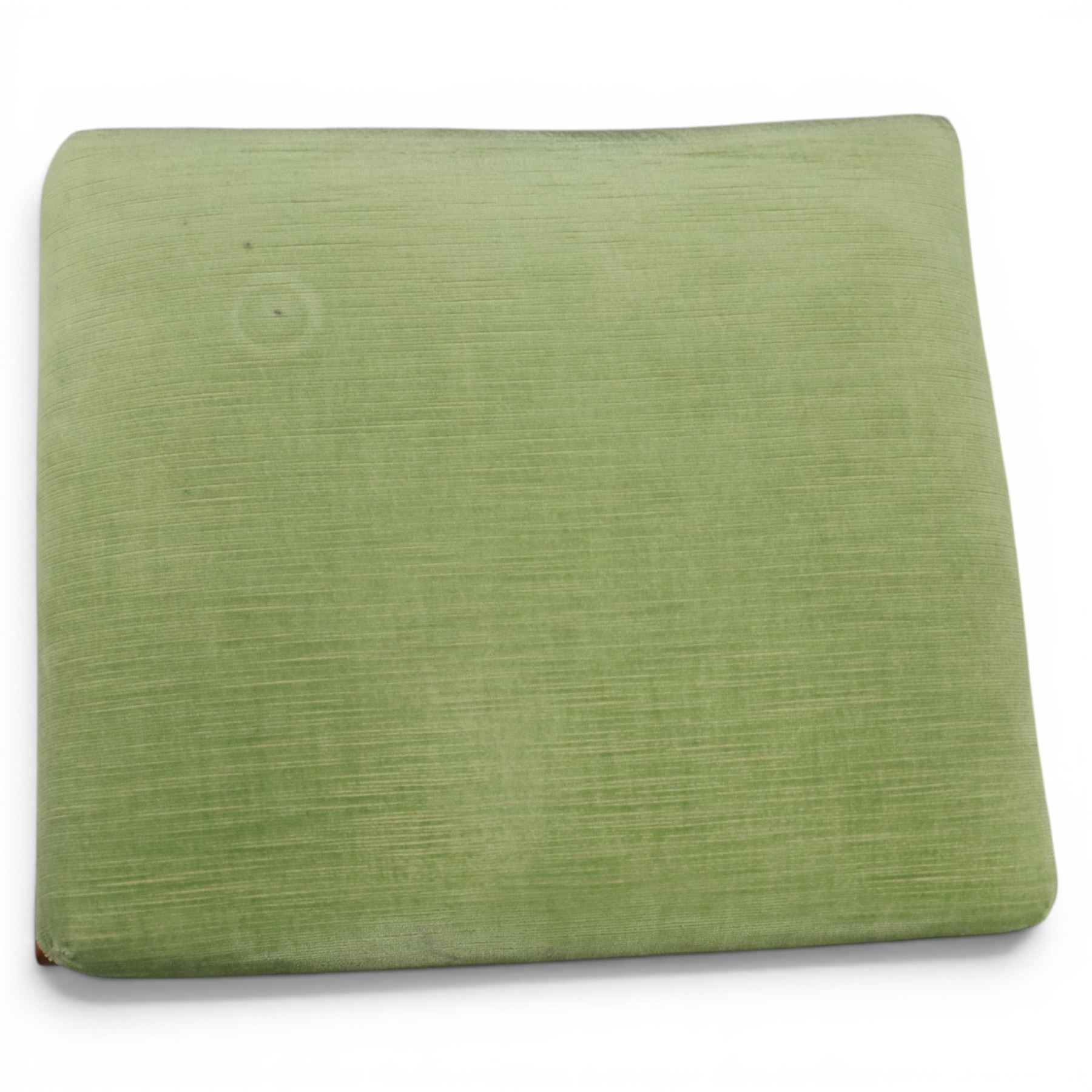 Parker Knoll - 'Froxfield' green armchair with associated stool