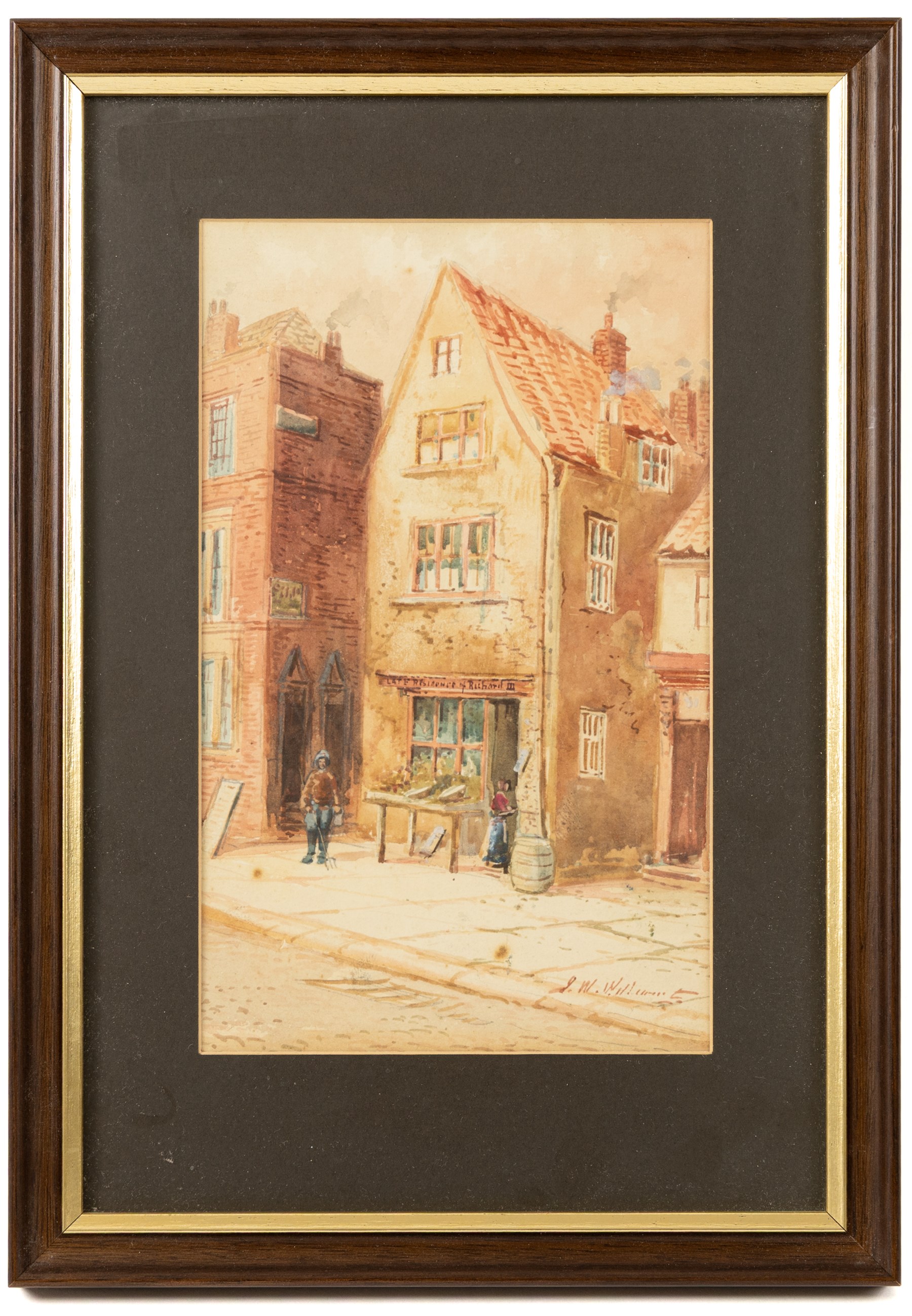 John Wynne Williams (British fl.1900-1920): The Three Mariners Inn, Low Conduit Street, Kind Richard III House, and two further Scarborough views, set of five watercolours signed max 25cm x 15cm (5)
