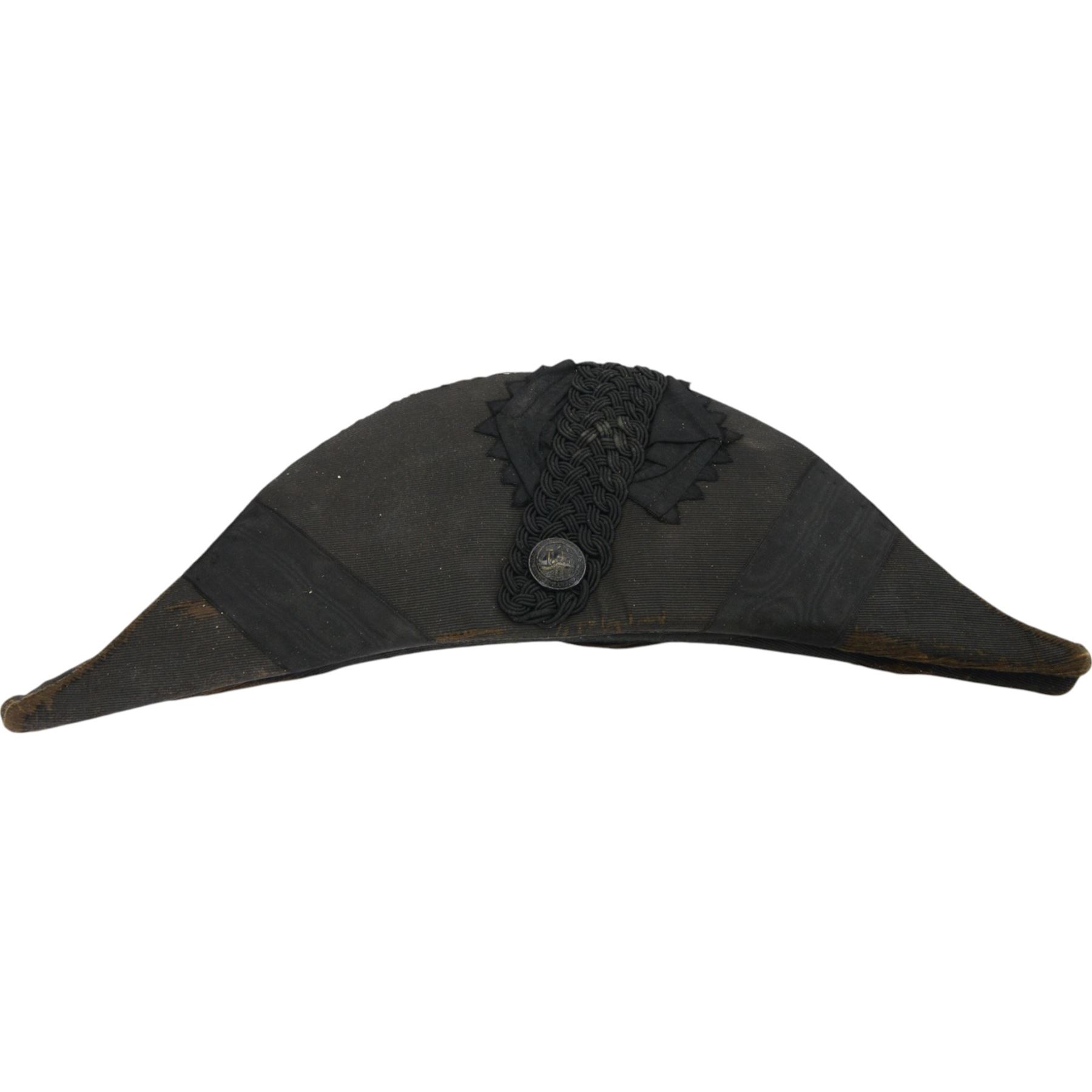 Two bicorn hats by W. Rowntree & Sons, Scarborough, together with one other, all within a W. Rountree & Sons box 