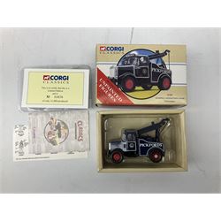 Corgi Classics - nine die-cast commercial vehicles comprising 97370; 98451; 97323; 97322; 97932; 97366; 97367; 97371; and 97368; all boxed (9)