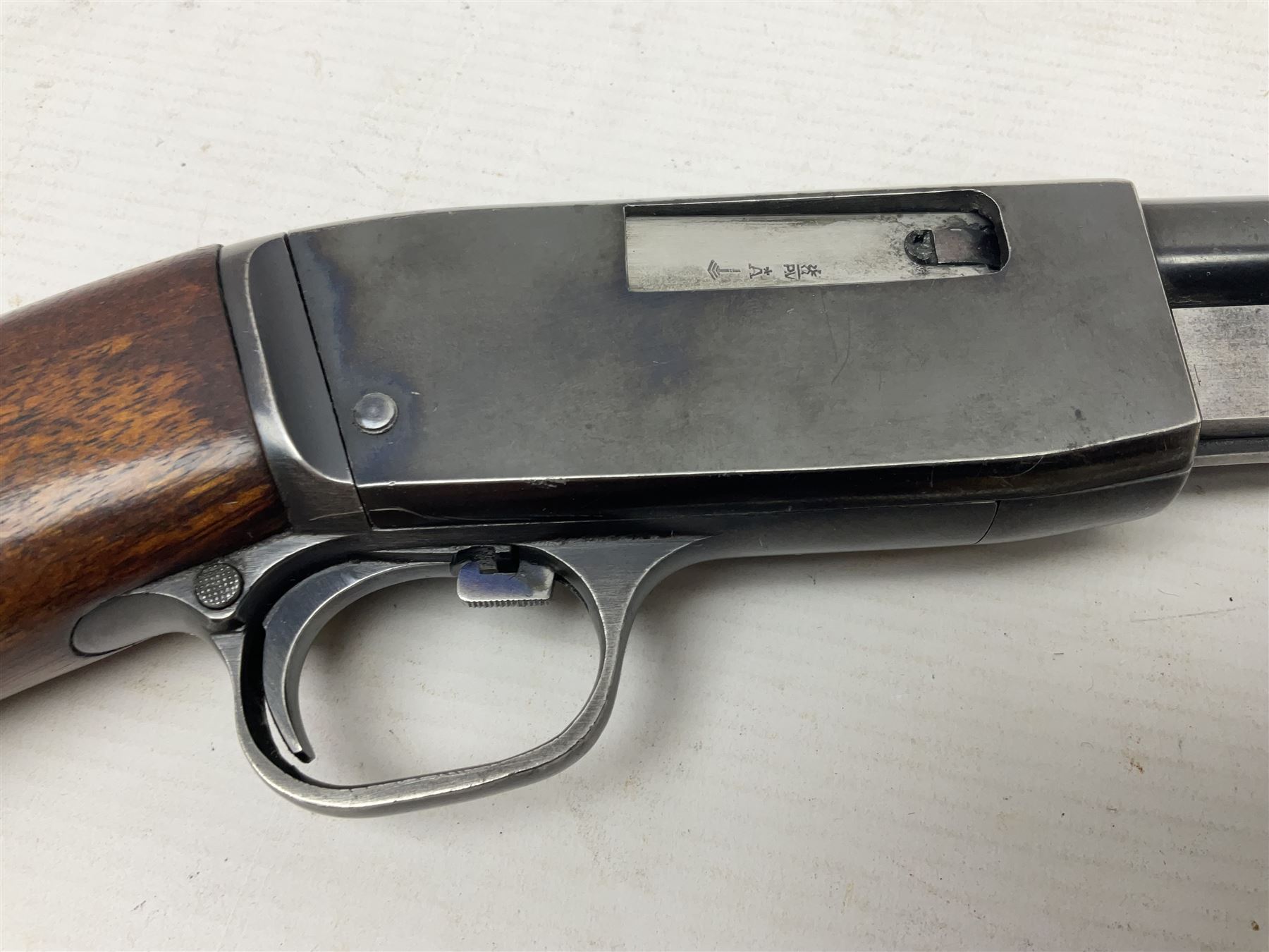 FIREARMS CERTIFICATE REQUIRED - Belgian Browning FN pump action .22 LR rifle, the 56cm(22