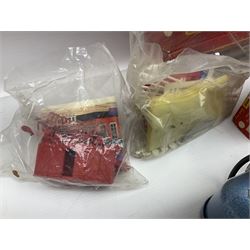 Tri-ang/Hornby '00' gauge - Princess Class 4-6-2 locomotive 'Princess Elizabeth' No.46201 with tender; Battle Space Turbo Car, boxed; four passenger coaches, buffet car, track cleaning car and eight wagons, all boxed; and various other accessories