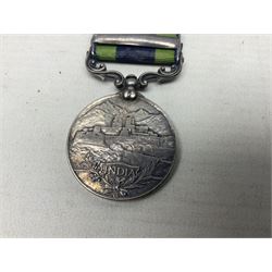 George V India General Service Medal with Burma 1930-32 clasp awarded to 4983 Sep. L. Achhman 1-17 Dogra R.; with ribbon