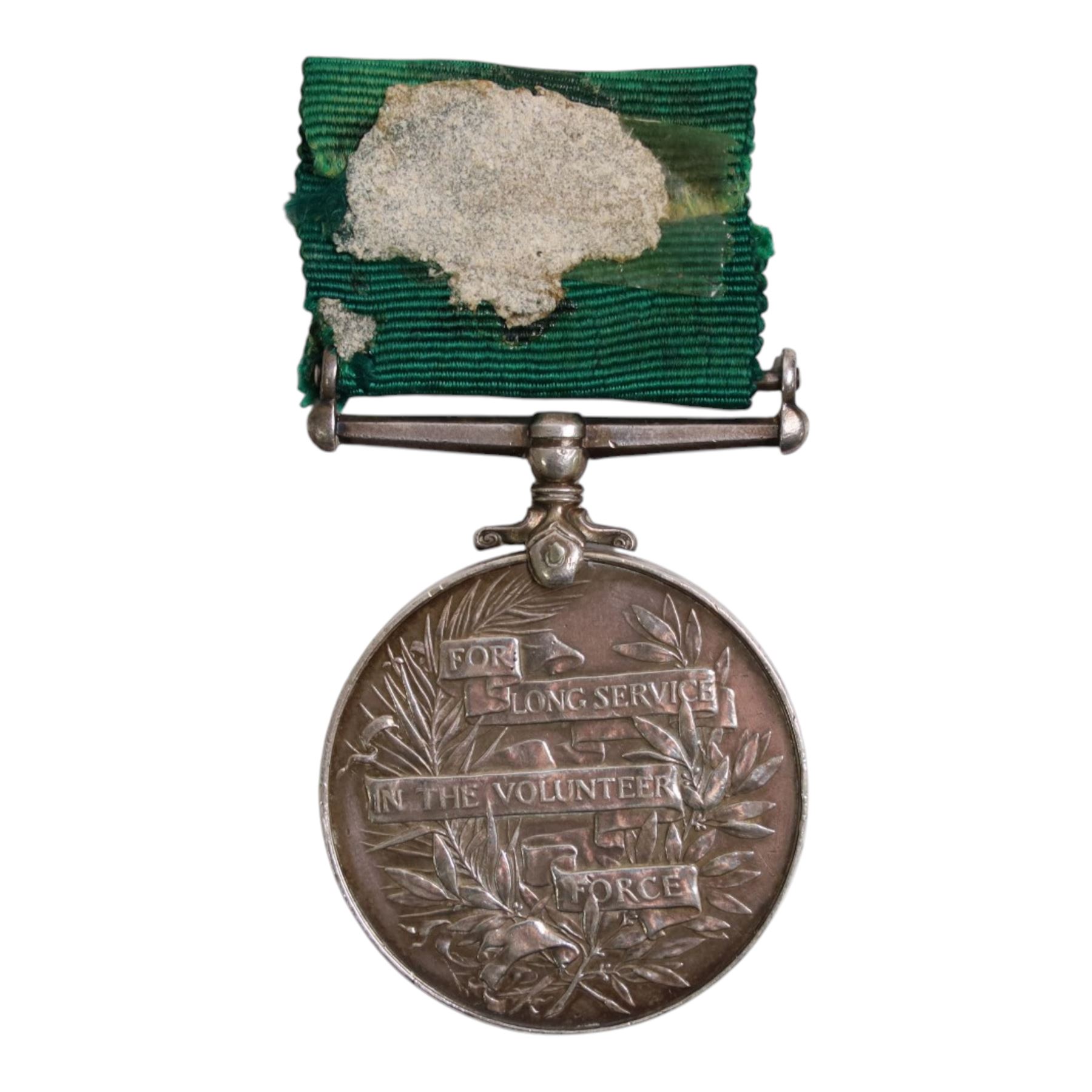 Edward VII Volunteer Force Long Service medal, awarded to Gnr B.S Flood, Norfolk R.G