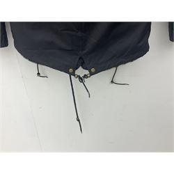 Posh Poms black raccoon fur collar parka coat lined with fur, new, unused 