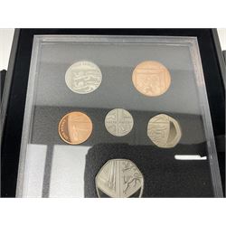 The Royal Mint United Kingdom 2021 proof coin set, cased with certificate