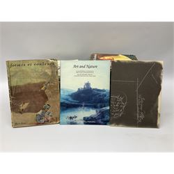 Large collection of fine art and antique reference books, to include Gordon Fleming, The Young Whistler; Sidney C. Hutchison, The History of the Royal Academy, Edward Yardley, The Life and Career of Frank Henry Mason R.B.A., R.I., R.S.M.A. 1975-1965; Brenda Roberts, The Collectors Encyclopaedia of Hull Pottery; Marcel Thomas, The Golden Age Manuscript Painting at the Time of Jean, Duc de Berry; Lindsay Errington, Tribute to Wilkie, etc. 