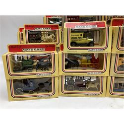 Fifty-two 1980's Days Gone/ Lledo die-cast models including Horse and Carts, all boxed (52)