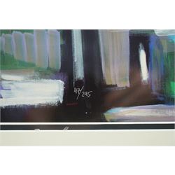 Billy Dee Williams (American 1937-): 'At the Club', limited edition colour lithograph signed and numbered 47/295, 37cm x 50cm 