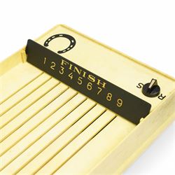 Saratoga horse racing game, boxed, W117cm 