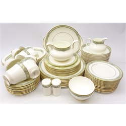  Royal Doulton Isabella dinner and tea service, eight settings plus extras   