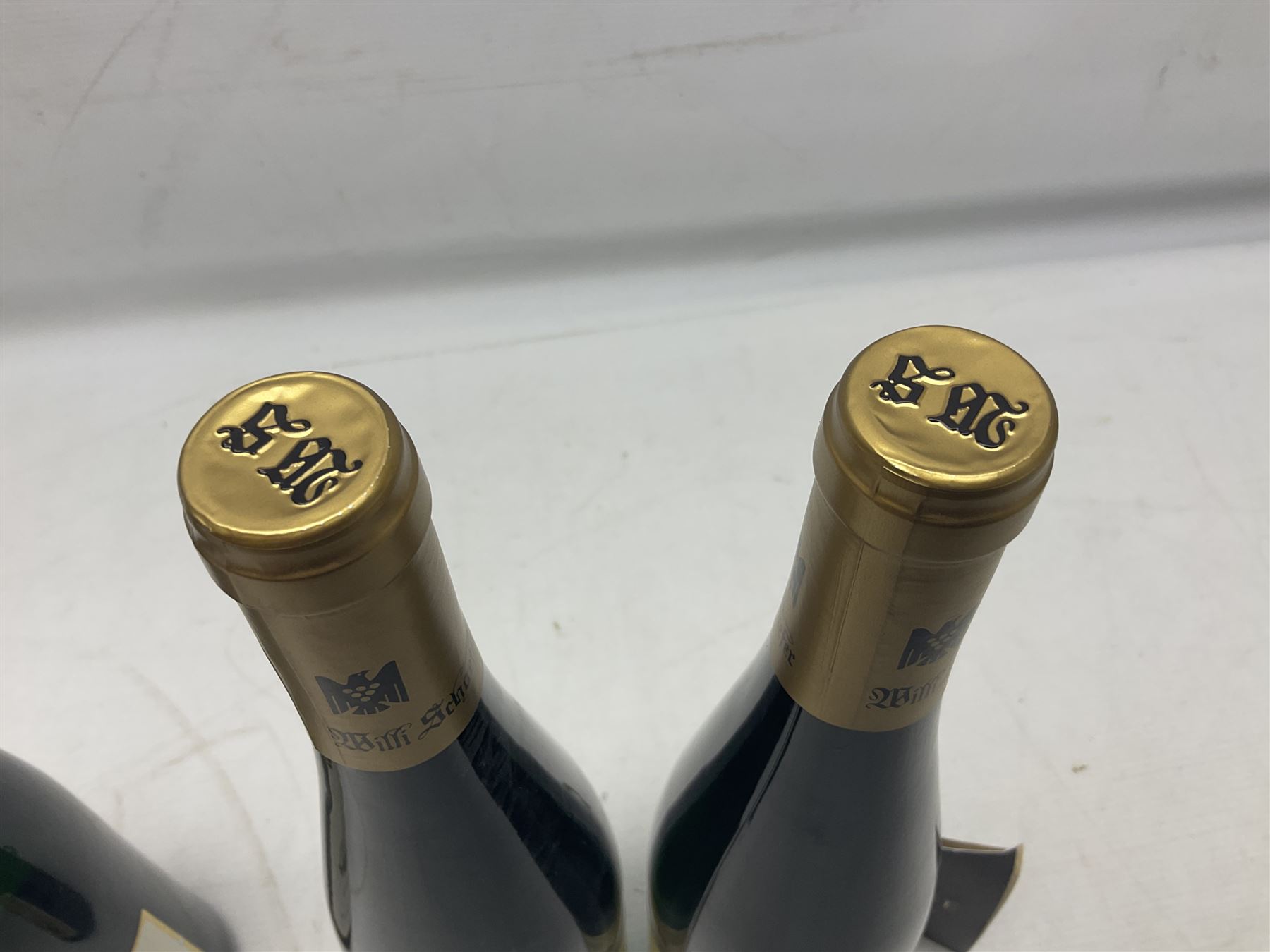 Willi Schaefer, 2016, Graacher Domprobst Riesling Auslese, 750ml, 7.5% vol, two bottles, and Fritz Haag, 2014, Brauneberger Juffer Sonnenuhr, 750ml, 7.5% vol, two bottles 