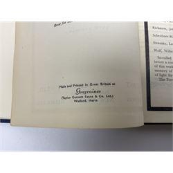 Hitler Adolf: Mein Kampf. Unexpurgated edition. Two volumes in one. 1942. English text. Blue cloth/gilt covers.