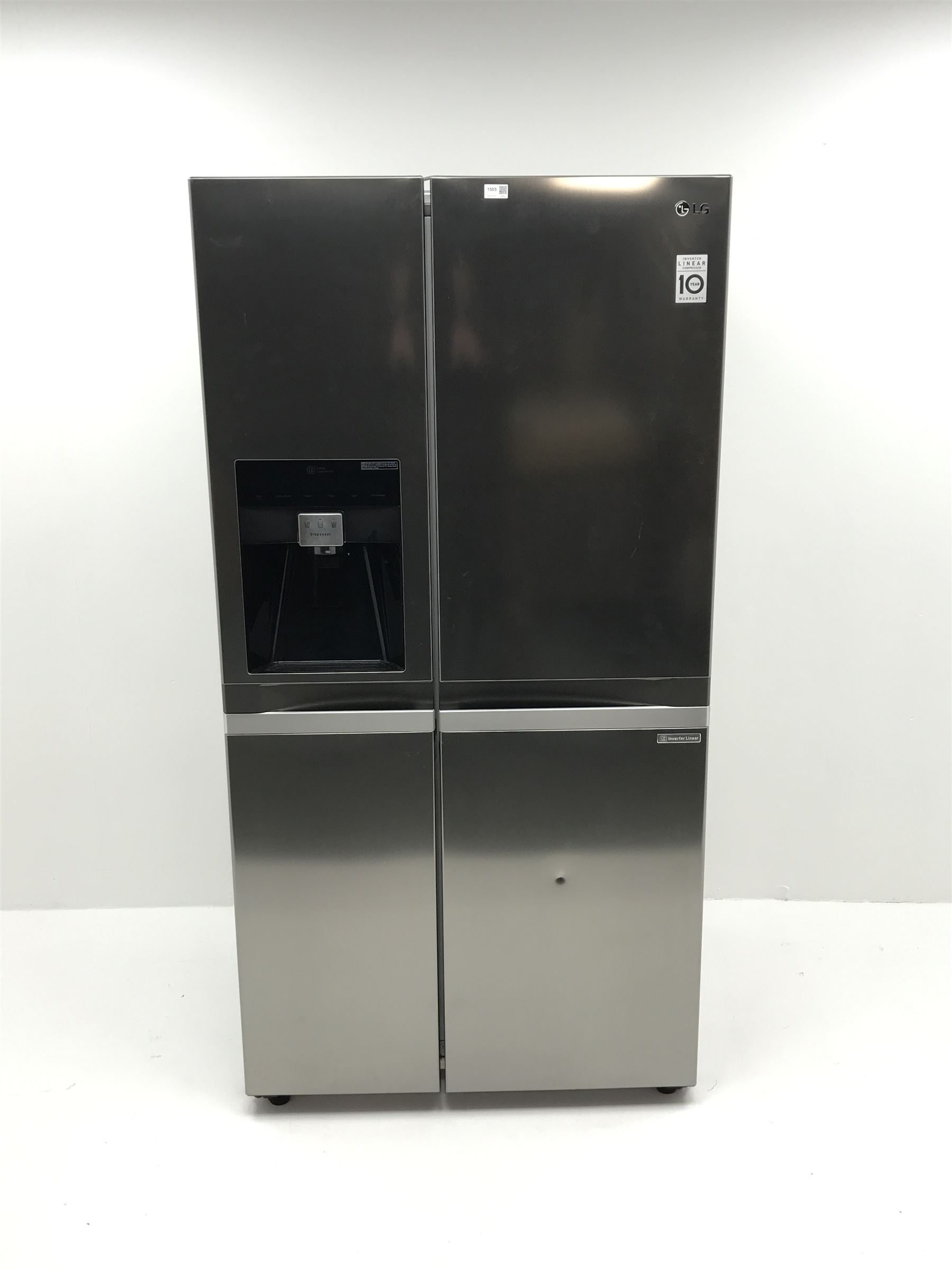 LG Model GSL545PVYV American style fridge/ freezer-double full length doors with ice dispenser 
