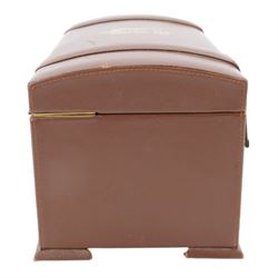 Rey Luis Felipe Gran Reserva, brandy, in American oak wrapped bottle, unknown contents and proof, within leather case 