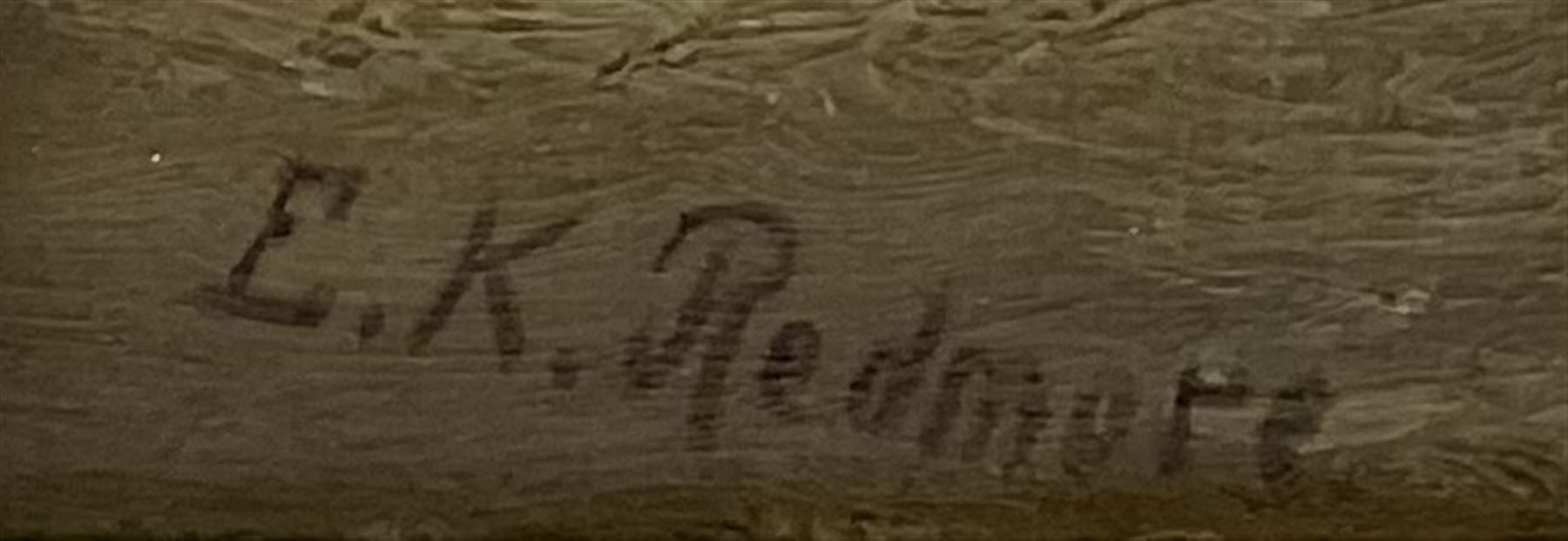 Edward King Redmore (British 1860-1941): Sailing Vessels off the Coast, oil on canvas signed 49cm x 74cm